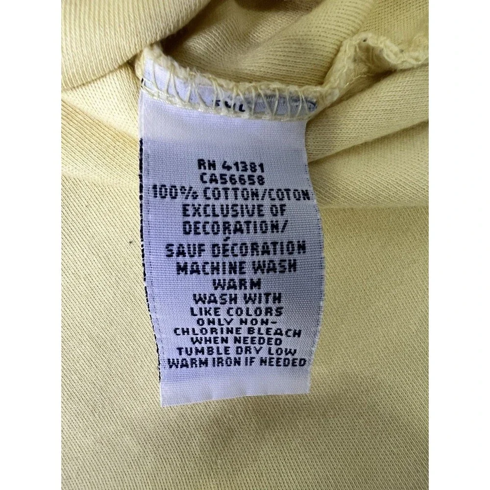 Polo Ralph Lauren Polo Shirt Men’s XXLT Yellow Short Sleeve Big & Tall Y2K